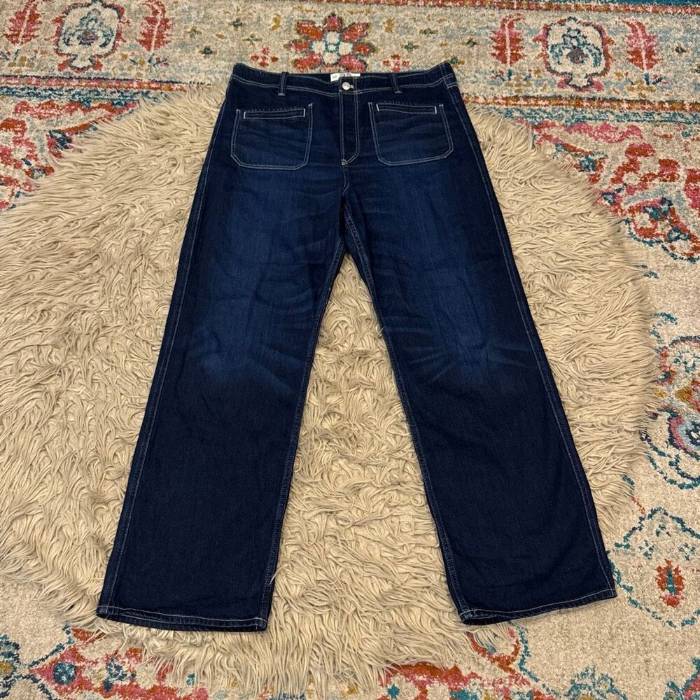 We The Free People Wide Leg Patch Pocket Sailor jeans size 32